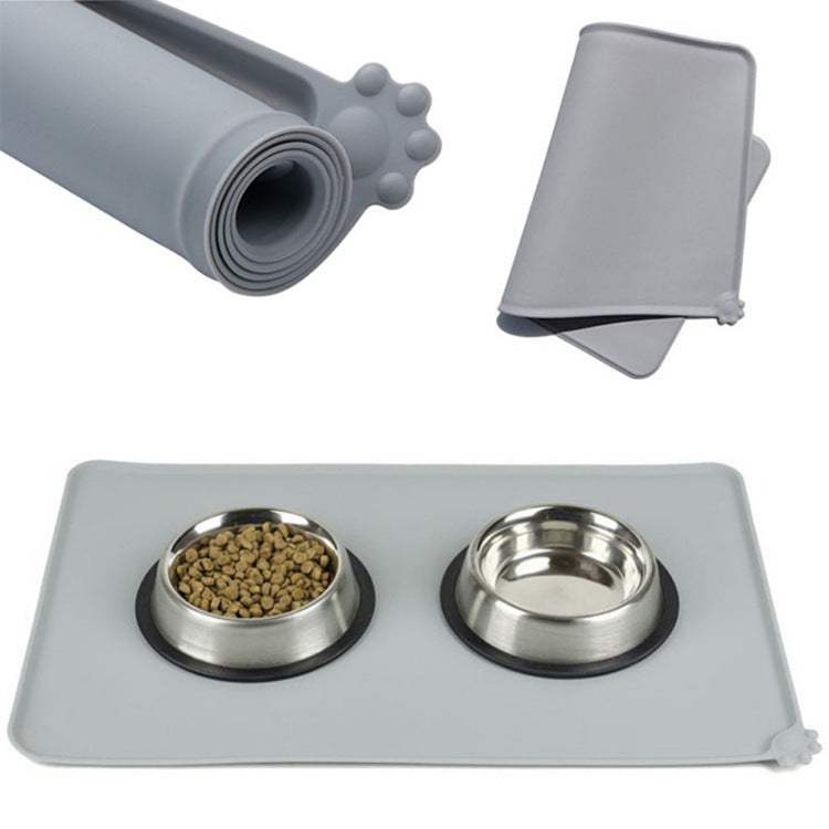 KFX-7075005 Silicone Pet Feeding Mat for Dogs and Cats - Easy to Clean, Durable, Non-Toxic, 47 x 30CM