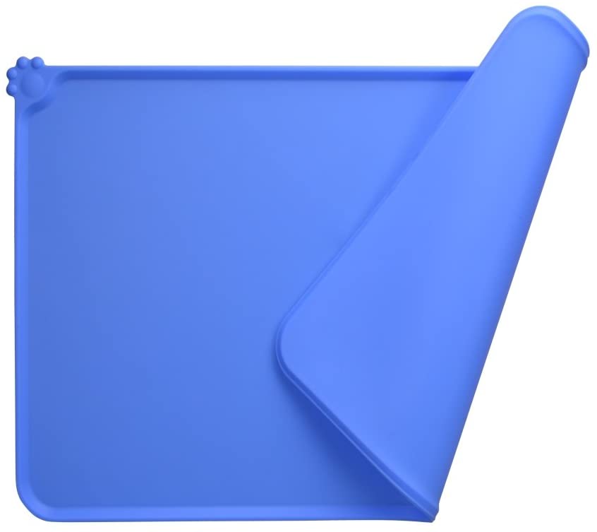 KFX-7075005 Silicone Pet Feeding Mat for Dogs and Cats - Easy to Clean, Durable, Non-Toxic, 47 x 30CM