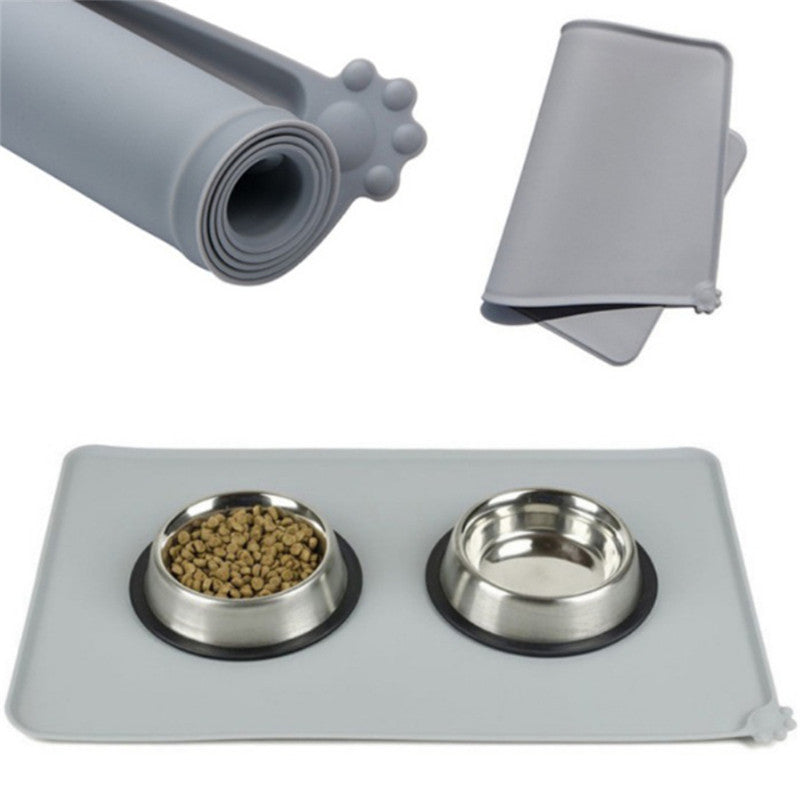 KFX-7075005 Silicone Pet Feeding Mat for Dogs and Cats - Easy to Clean, Durable, Non-Toxic, 47 x 30CM