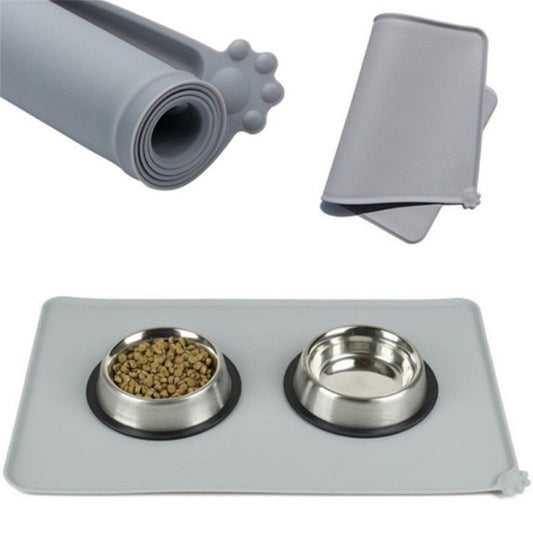 KFX-7075005 Silicone Pet Feeding Mat for Dogs and Cats - Easy to Clean, Durable, Non-Toxic, 47 x 30CM
