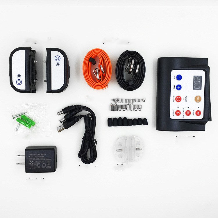 KFX-7076413 Two-in-One Dog Training Device with Wireless Electronic Fence and Remote Control Features