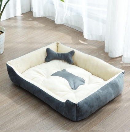 KFX-7077181 Comfortable Waterproof Dog Bed Mat with Anti-Slip Design for Small to Medium Pets