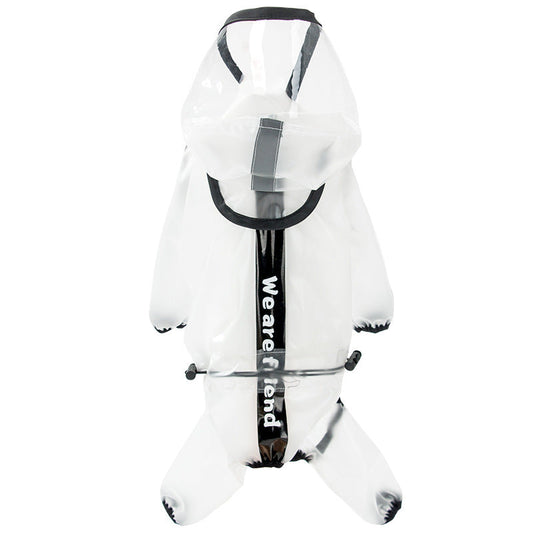 KFX-7077309 Water-Resistant Casual Raincoat for Dogs - Multiple Sizes Available