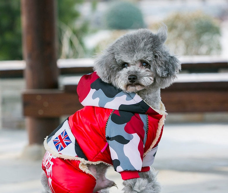KFX-7077565 Cozy Winter Dog Coat with Soft Fleece Lining - Multiple Sizes Available