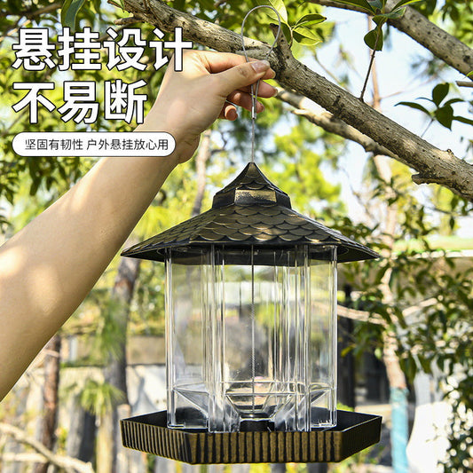 KFX-7079101 Suspended Outdoor Bird Feeder Made of Durable PP and PET