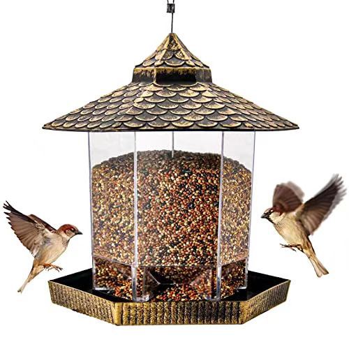 KFX-7079101 Suspended Outdoor Bird Feeder Made of Durable PP and PET