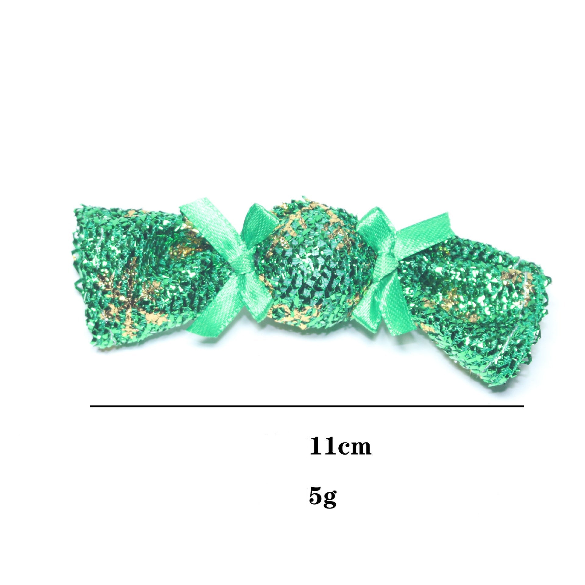 KFX-7080381 Plush Christmas Candy Cat Throwing Toy - Gold, Silver, Red, Green