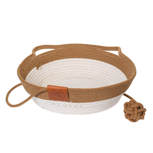 KFX-7082941 Cotton String Woven Cat Nest Mat in Various Sizes and Colors