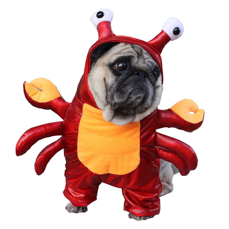 KFX-7083069 Transformative Cat and Dog Halloween Costume in Red, PU Material, Sizes S-XL