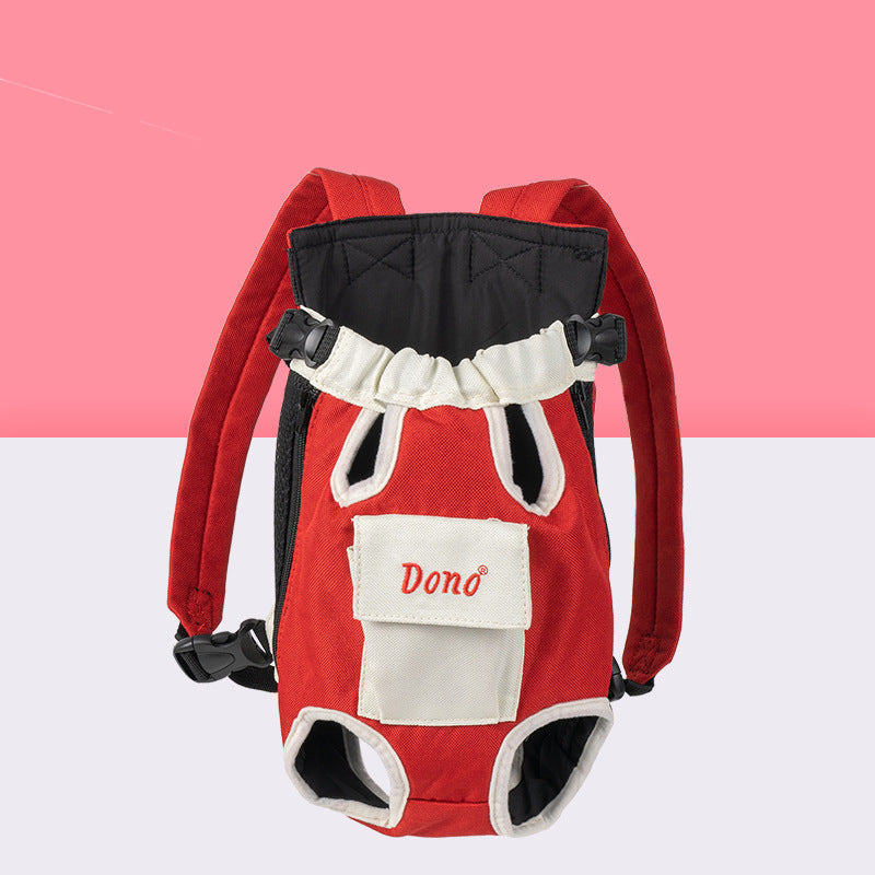 KFX-7086141 Pet Front Carrier Sling Bag for Dogs and Cats - Breathable Portable Backpack with Cross Shoulder Strap