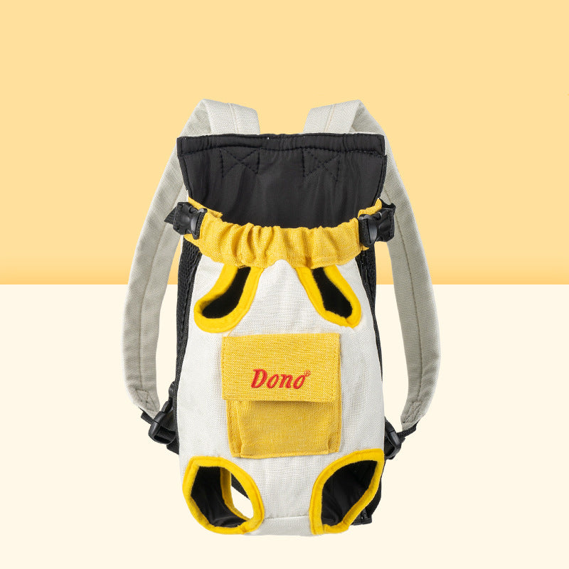 KFX-7086141 Pet Front Carrier Sling Bag for Dogs and Cats - Breathable Portable Backpack with Cross Shoulder Strap