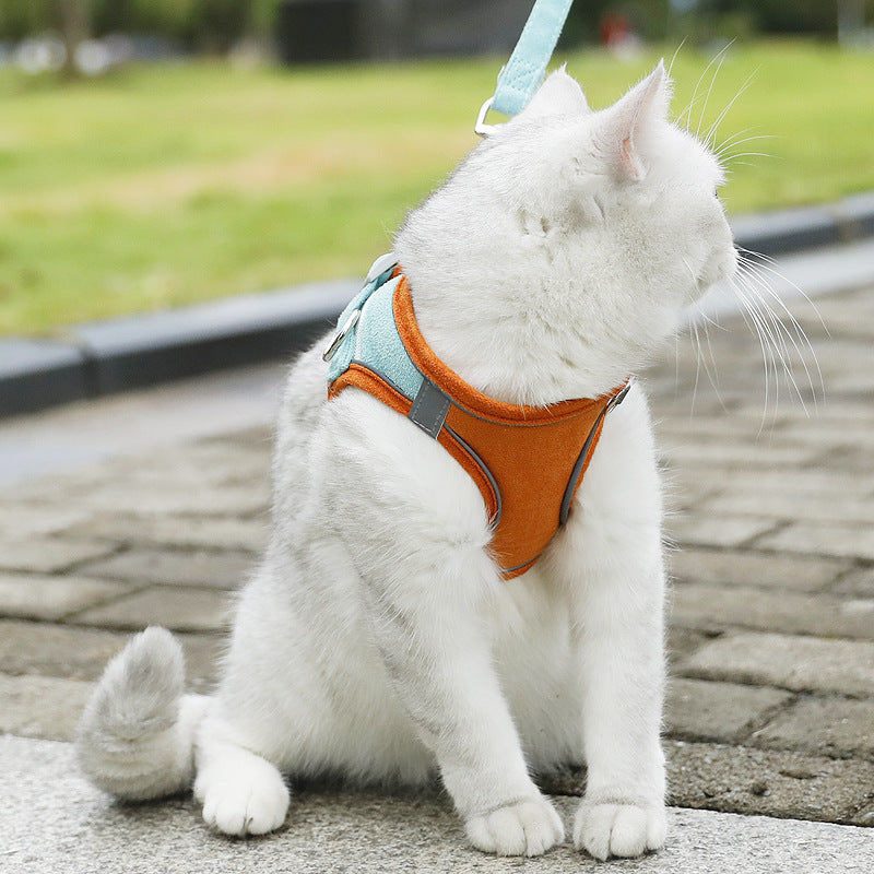 KFX-7094205 Small Dog Vest with Hand-Holding Rope - Multiple Color Options Available