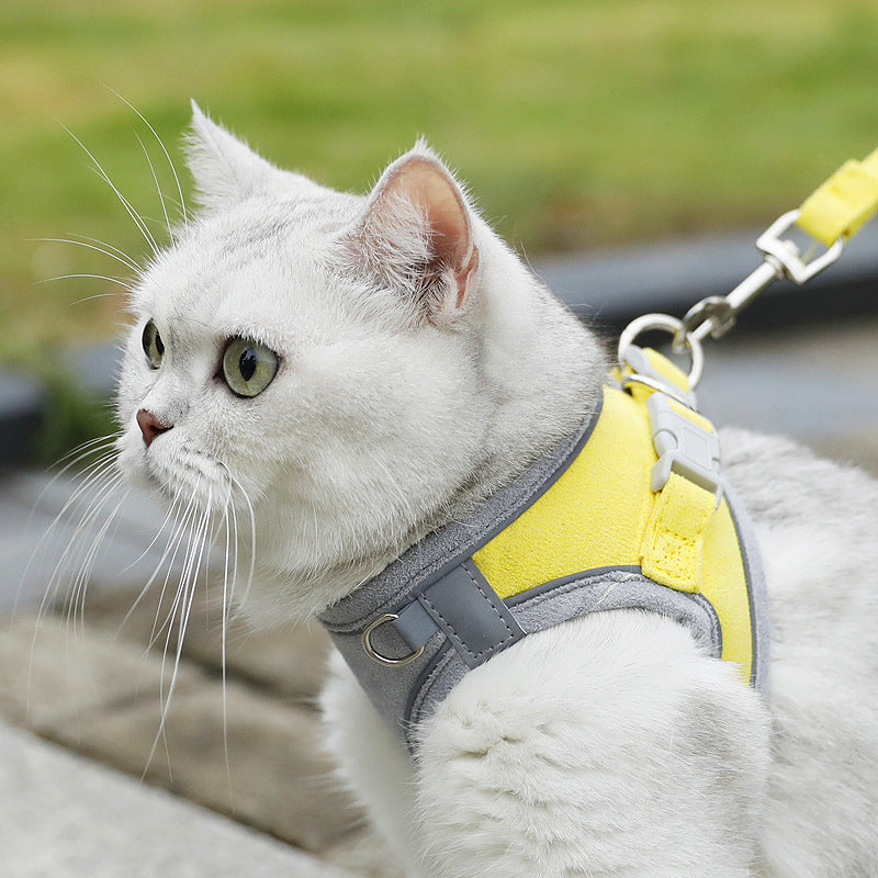 KFX-7094205 Small Dog Vest with Hand-Holding Rope - Multiple Color Options Available
