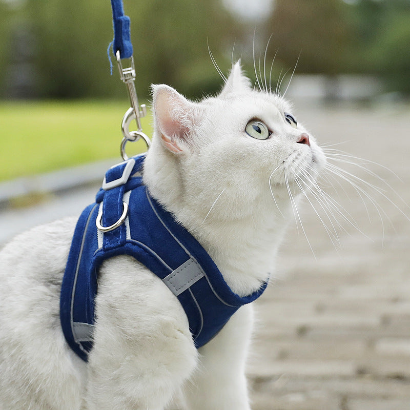 KFX-7094205 Small Dog Vest with Hand-Holding Rope - Multiple Color Options Available