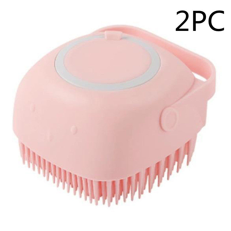 KFX-7095997 Silicone Dog Bath Massage Gloves for Gentle Grooming and Cleaning Pets