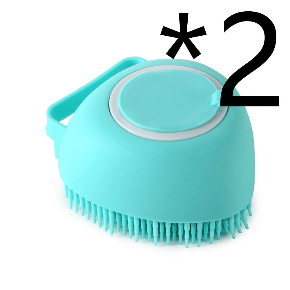 KFX-7095997 Silicone Dog Bath Massage Gloves for Gentle Grooming and Cleaning Pets