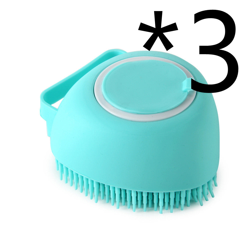 KFX-7095997 Silicone Dog Bath Massage Gloves for Gentle Grooming and Cleaning Pets