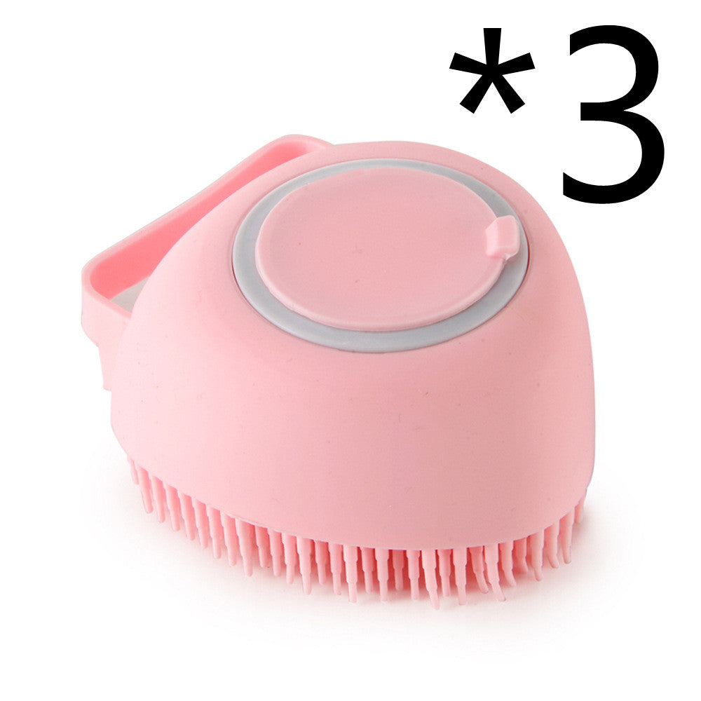 KFX-7095997 Silicone Dog Bath Massage Gloves for Gentle Grooming and Cleaning Pets