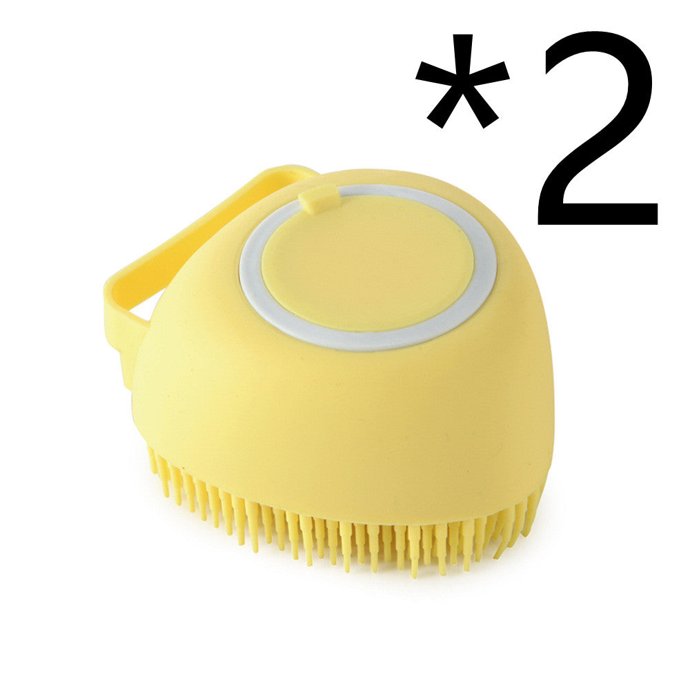 KFX-7095997 Silicone Dog Bath Massage Gloves for Gentle Grooming and Cleaning Pets