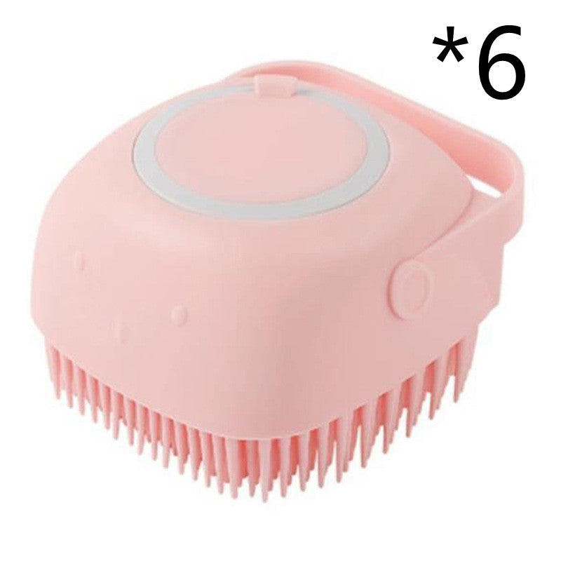 KFX-7095997 Silicone Dog Bath Massage Gloves for Gentle Grooming and Cleaning Pets