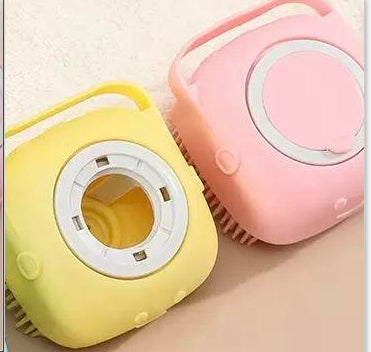 KFX-7095997 Silicone Dog Bath Massage Gloves for Gentle Grooming and Cleaning Pets