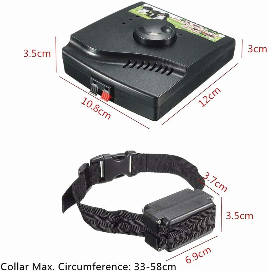 KFX-7109181 Wireless Pet Containment System with Rechargeable Collar and Training Flags