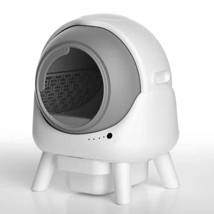 KFX-710931 Large 65L Full-Cover Cat Litter Box with Anti-Splash Design and Odor Control