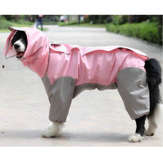 KFX-7115837 All-Weather PU Raincoat for Dogs