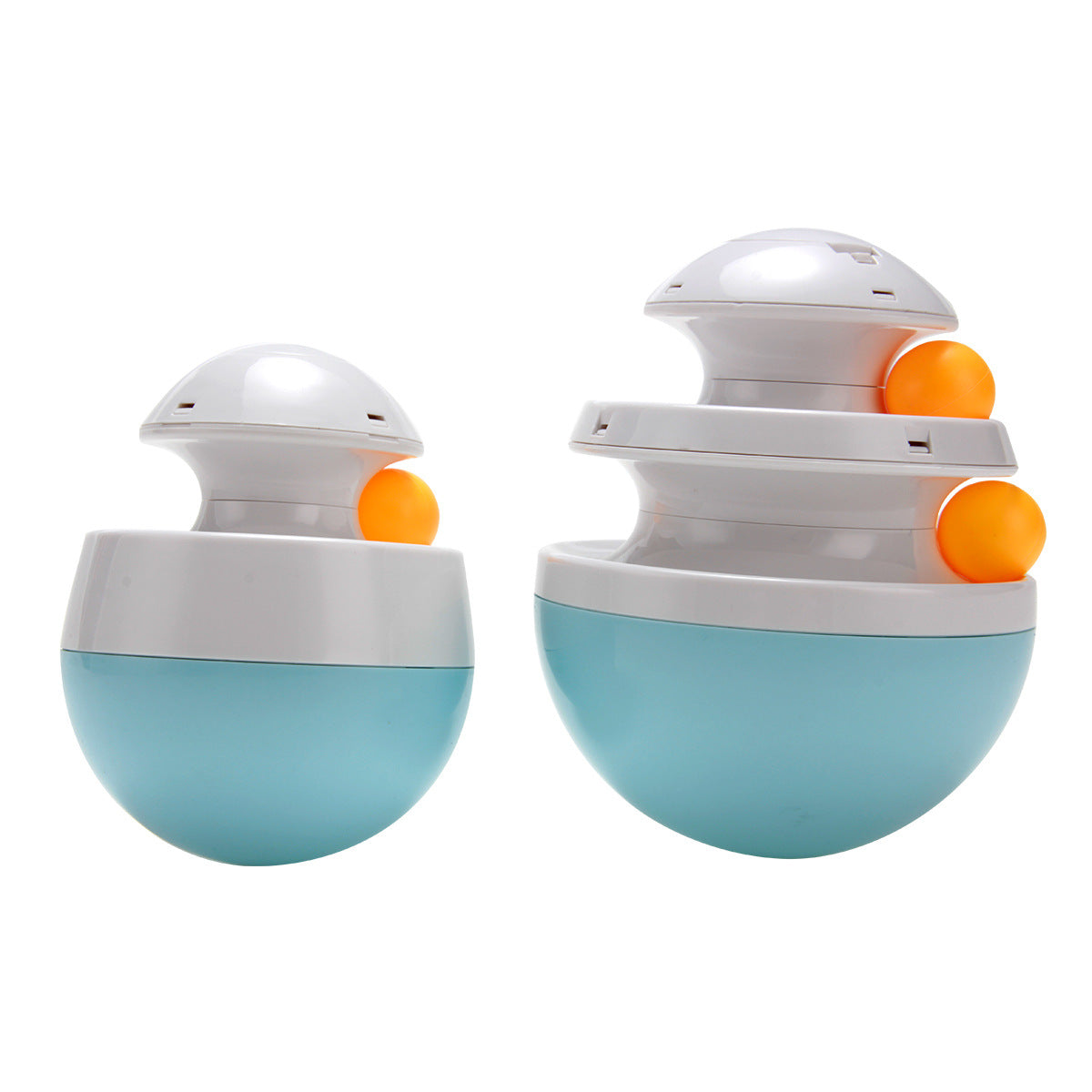 KFX-7116477 Interactive Slow Feed Dog Toy - Pet Food Spilling Tumbler Ball, ABS Material, Various Colors