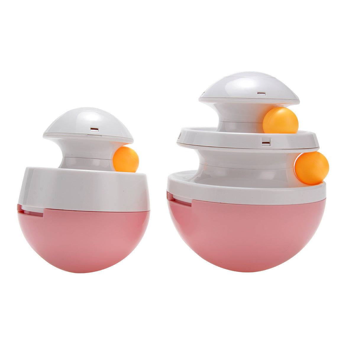 KFX-7116477 Interactive Slow Feed Dog Toy - Pet Food Spilling Tumbler Ball, ABS Material, Various Colors