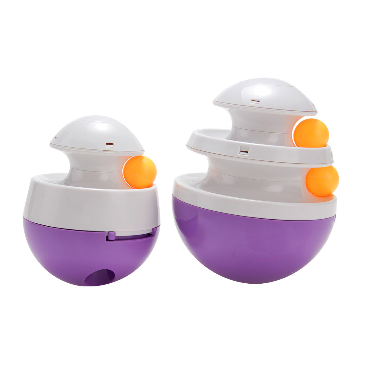KFX-7116477 Interactive Slow Feed Dog Toy - Pet Food Spilling Tumbler Ball, ABS Material, Various Colors