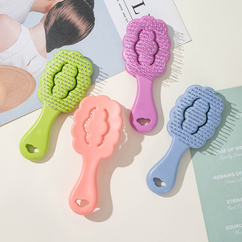 KFX-7117245 Cloud-Shaped Dog Grooming Brush for Small Breeds – Gentle, Multi-Functional with Massage and Bathing Features