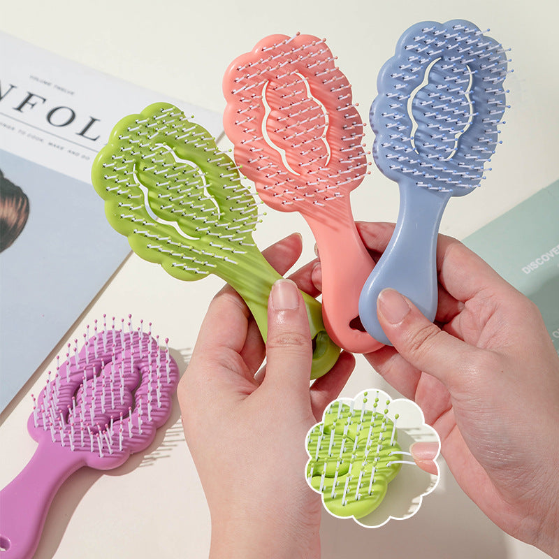 KFX-7117245 Cloud-Shaped Dog Grooming Brush for Small Breeds – Gentle, Multi-Functional with Massage and Bathing Features