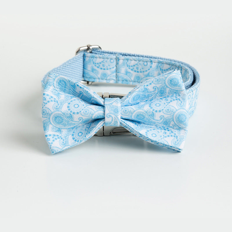 KFX-7119421 Zinc Alloy Buckle Paisley Dog Collar in Multiple Sizes