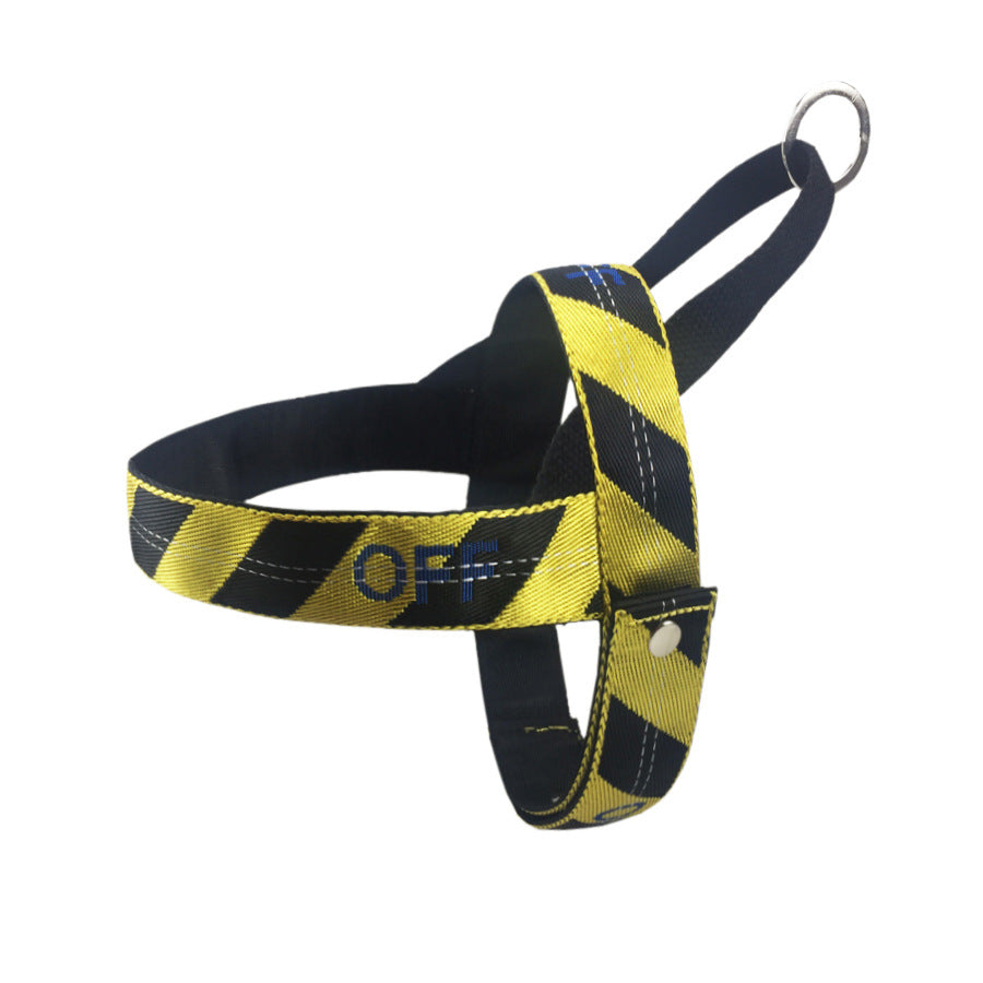 KFX-7126461 Adjustable Nylon Dog Chest Strap for Small Outdoor Activities - Sizes XS to XL