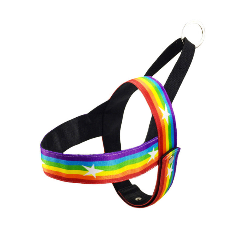 KFX-7126461 Adjustable Nylon Dog Chest Strap for Small Outdoor Activities - Sizes XS to XL
