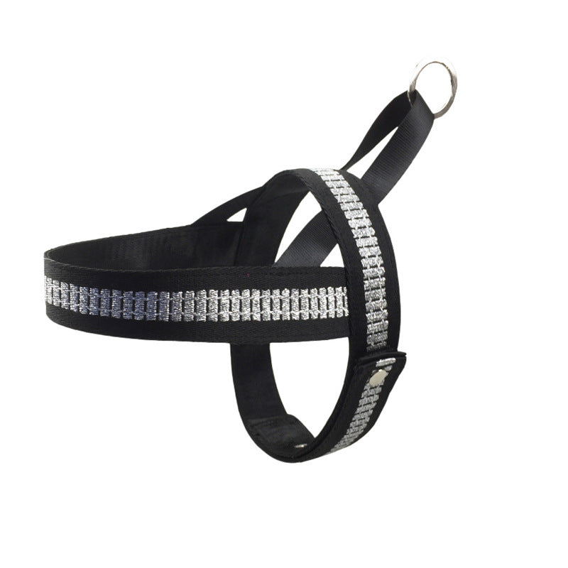 KFX-7126461 Adjustable Nylon Dog Chest Strap for Small Outdoor Activities - Sizes XS to XL