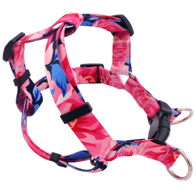 KFX-7132221 Bohemian Purple Ethnic Pattern Chest Strap – Adjustable Polyester Design