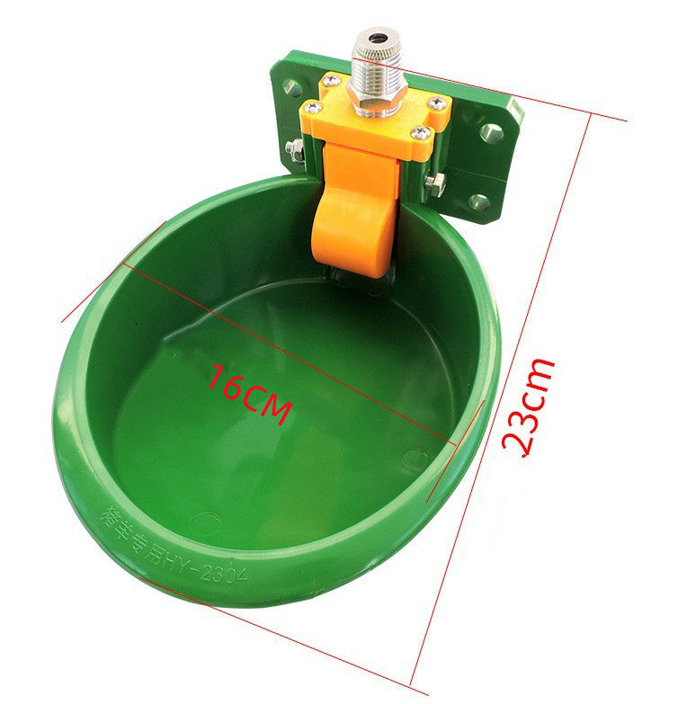 KFX-7133117 Plastic Drinking Bowl for Sheep - Durable Engineering Plastic Water Nozzle, Efficient Hydration Solution