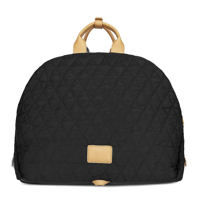 KFX-7135165 Soft Nylon Pet Handbag for Cats - Available in Pink, Khaki, Beige, Gray, and Black - Two Sizes Options