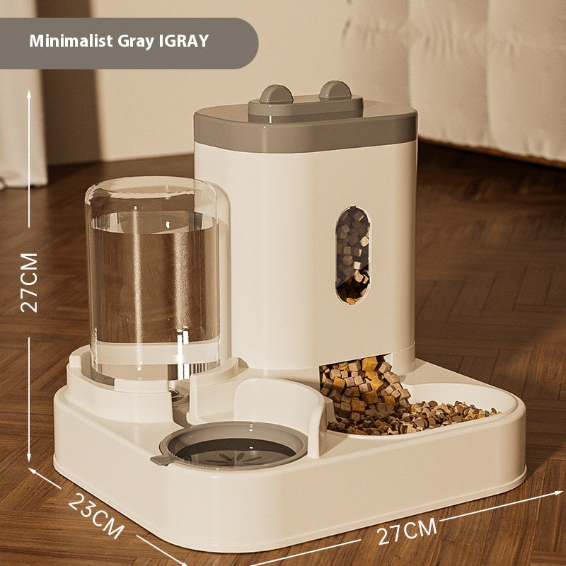 KFX-7136701 Automatic Pet Feeder and Water Dispenser for Dogs and Cats - Multiple Color Options Available