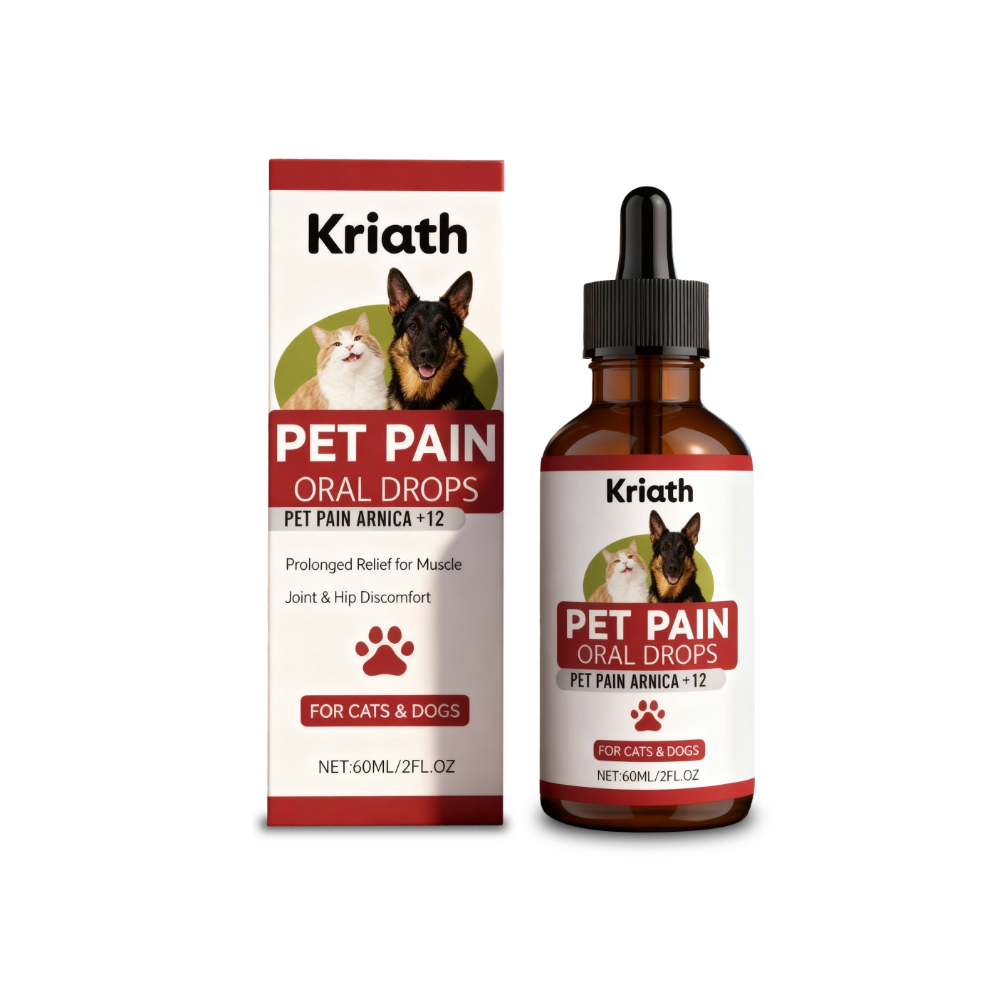 KFX-7138749 Pet Pain Relief Oral Drops with Natural Ingredients for Comfort