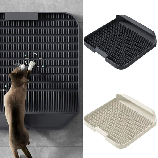 KFX-7140157 Durable Non-Slip Easy to Clean Cat Litter Pedal with Comfortable Design and Slanted Mouth – 37x37x8cm