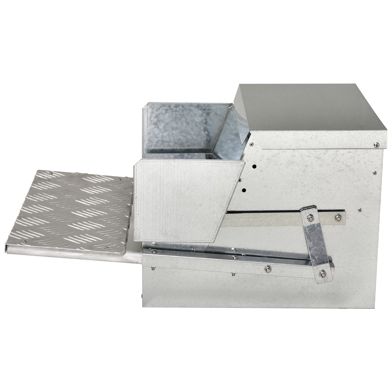 KFX-7142333 Automatic Outdoor Chicken Feeder with 30 lbs Capacity and Weatherproof Design