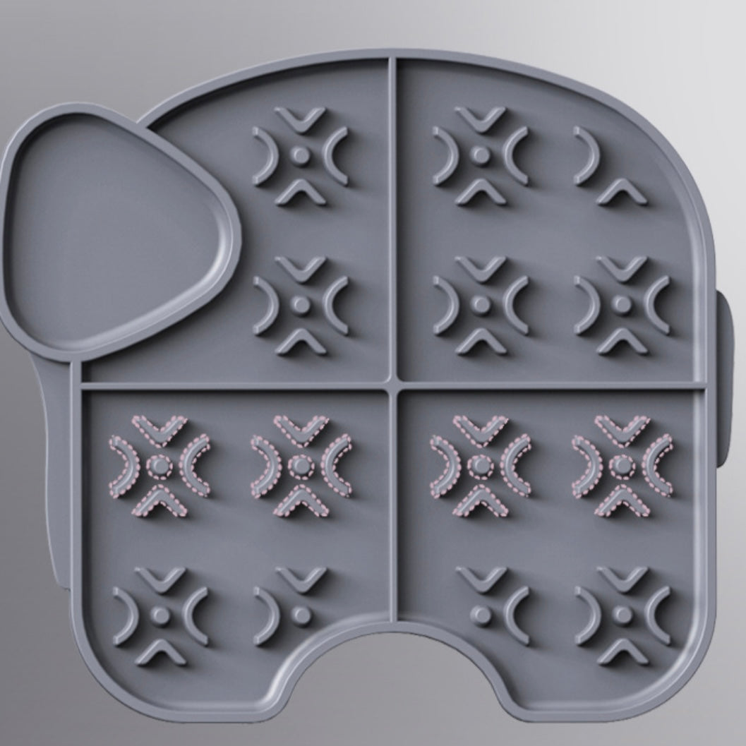 KFX-7142461 Silicone Licking Plate for Pets - Durable and Easy to Clean, 18cm X 19cm