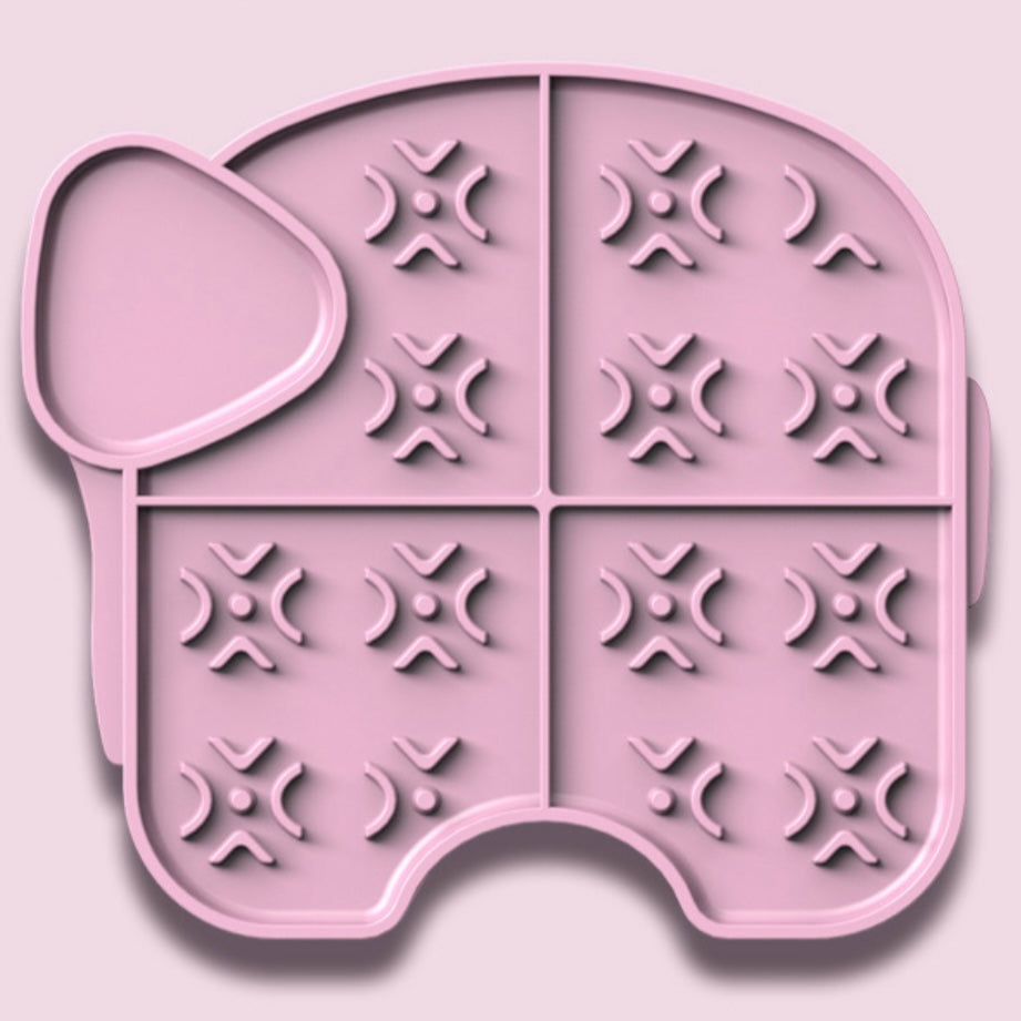 KFX-7142461 Silicone Licking Plate for Pets - Durable and Easy to Clean, 18cm X 19cm