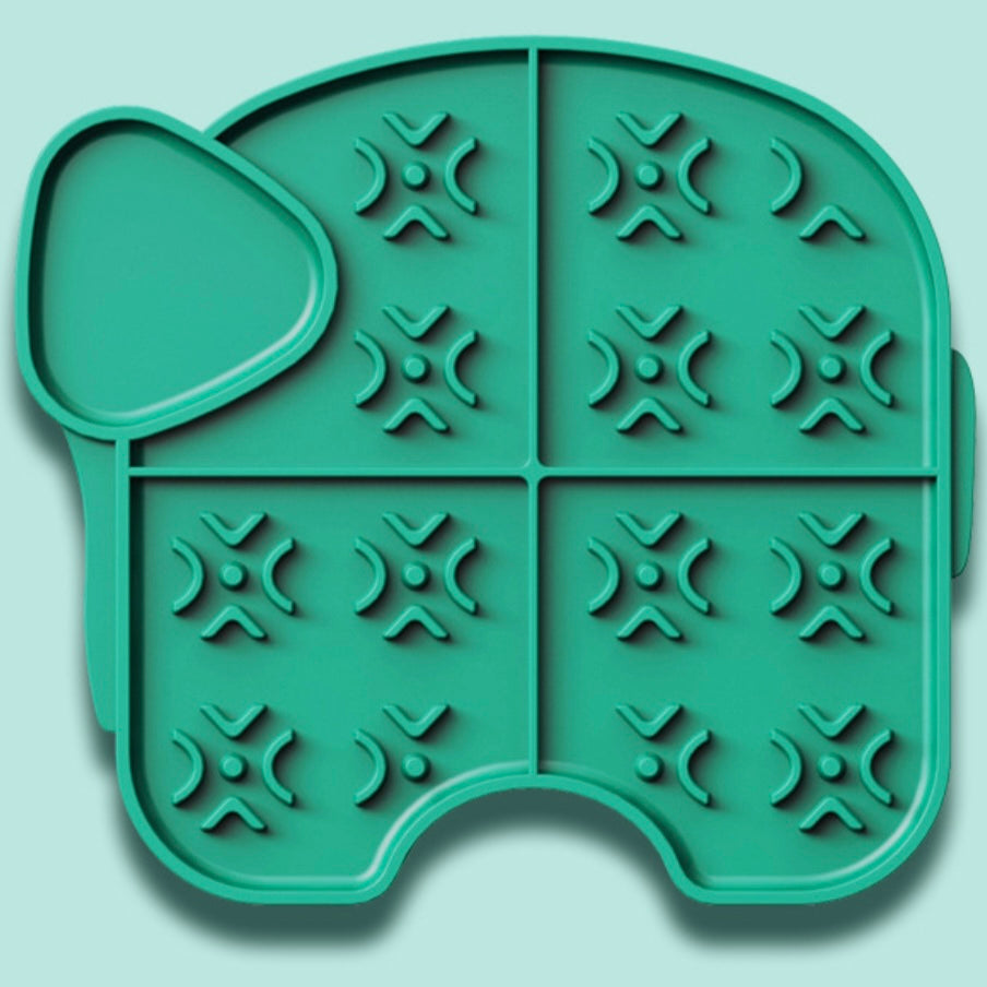 KFX-7142461 Silicone Licking Plate for Pets - Durable and Easy to Clean, 18cm X 19cm