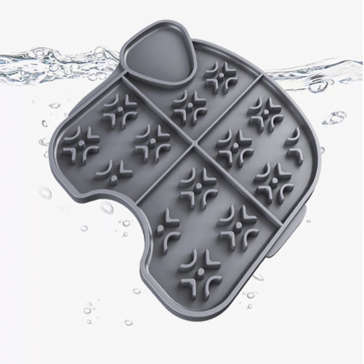 KFX-7142461 Silicone Licking Plate for Pets - Durable and Easy to Clean, 18cm X 19cm