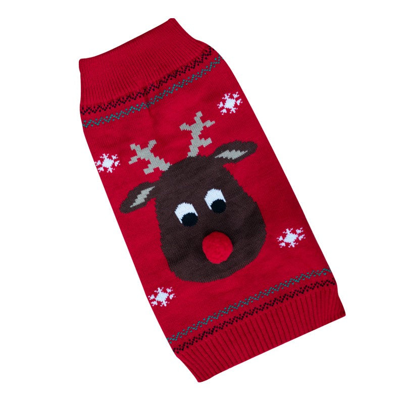 KFX-7143101 Padded Winter Coat with Scarf for Pets – Available in Red and Black, Sizes S to 2XL