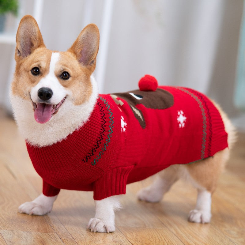 KFX-7143101 Padded Winter Coat with Scarf for Pets – Available in Red and Black, Sizes S to 2XL
